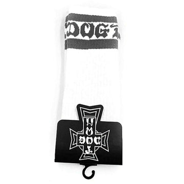 Dogtown - Striped Mens Tube Socks White/Grey.