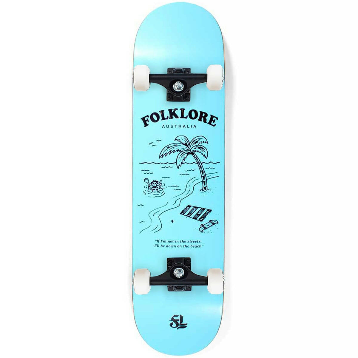 Folklore - Beach 8.25" Complete Skateboard.