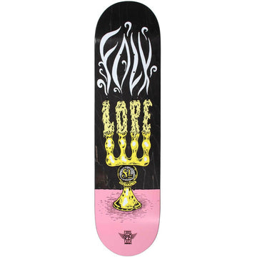 Folklore - Candle Fibretech Lite Pink 8.0 Skateboard Deck.