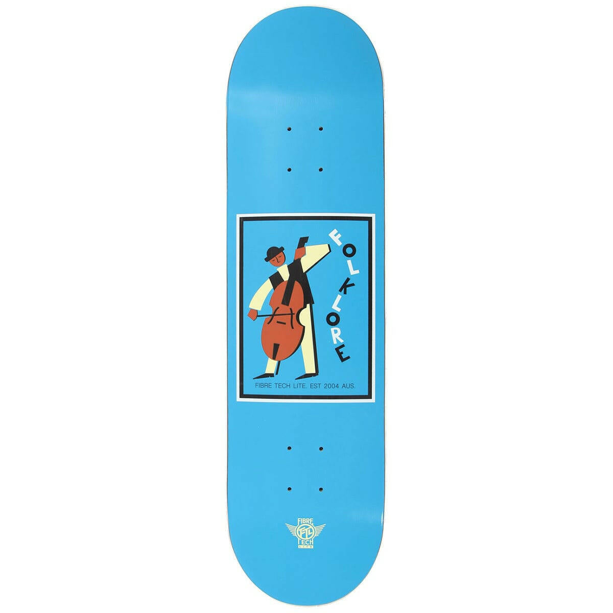 Folklore - Cello Fibre Tech Lite Blue 8.5" Skateboard Deck.