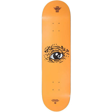 Folklore - Eyes Fibretech Lite Orange 8.125 Skateboard Deck.