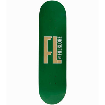 Folklore - Tech Green 8.375 Skateboard Deck.