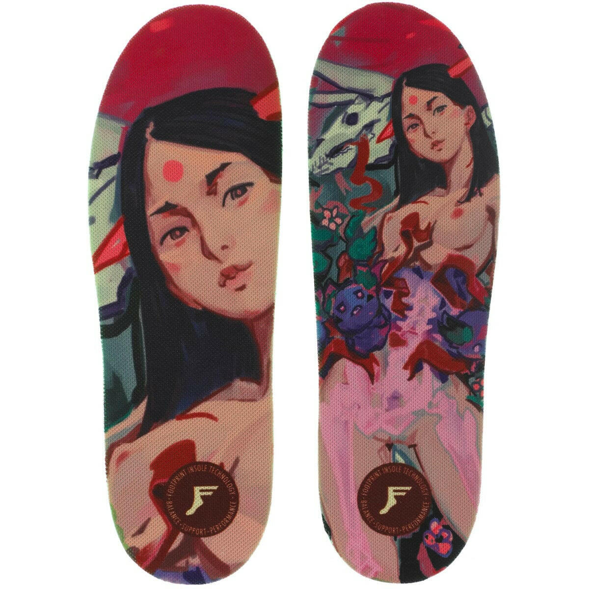 Footprint - Kingfoam Elite Mid Sakura Insoles.