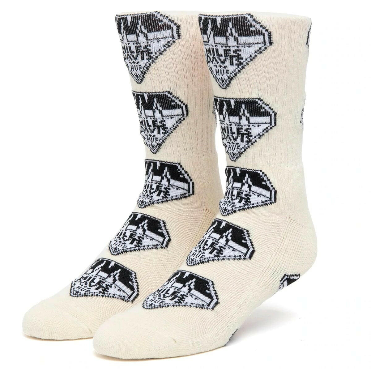 Huf - Concert Crew Socks Cream.