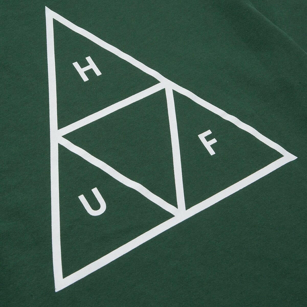 Huf - Triple Triangle Womens Relax Tee Dark Green.