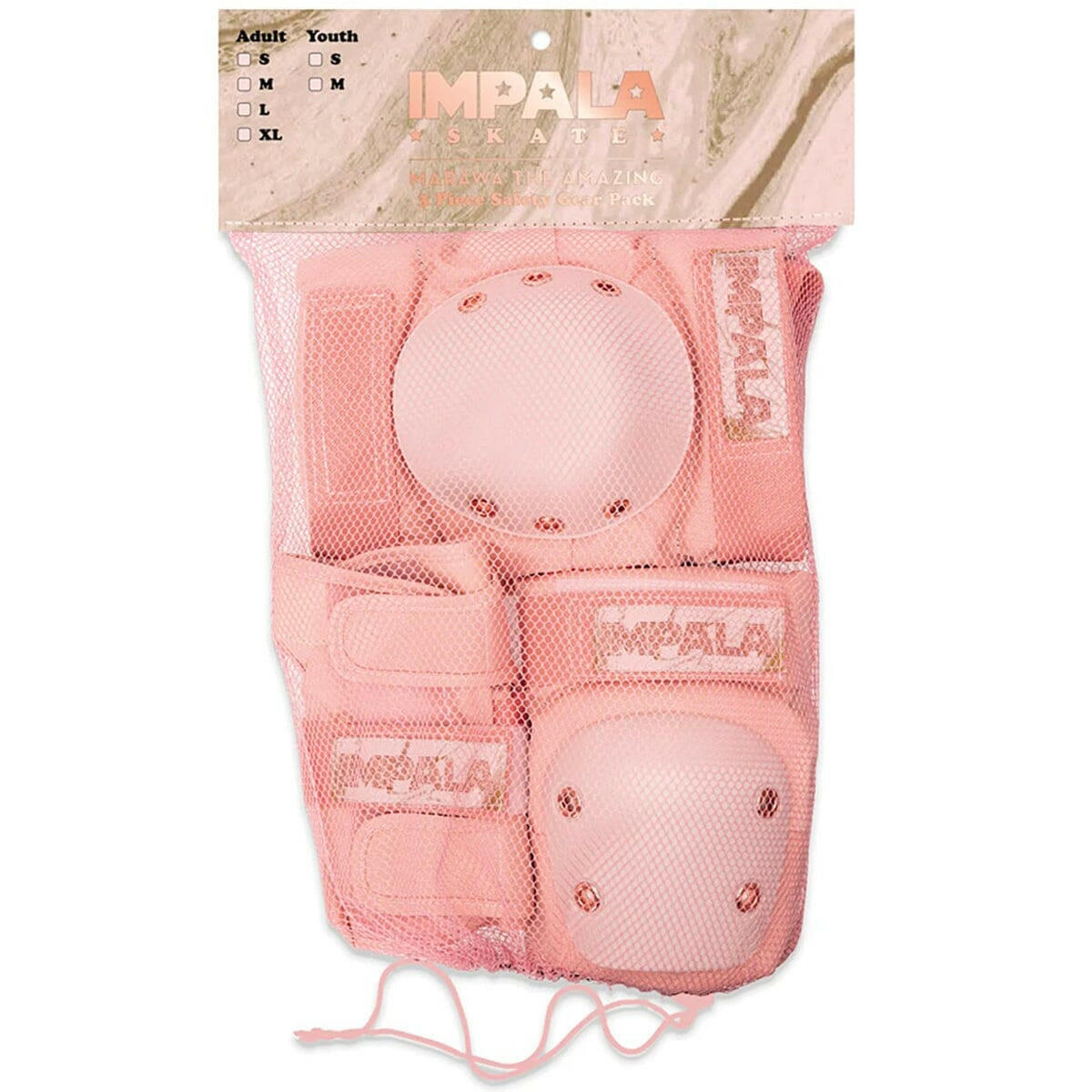 Impala - Protective Pack Pad Set Marawa Rose Gold.