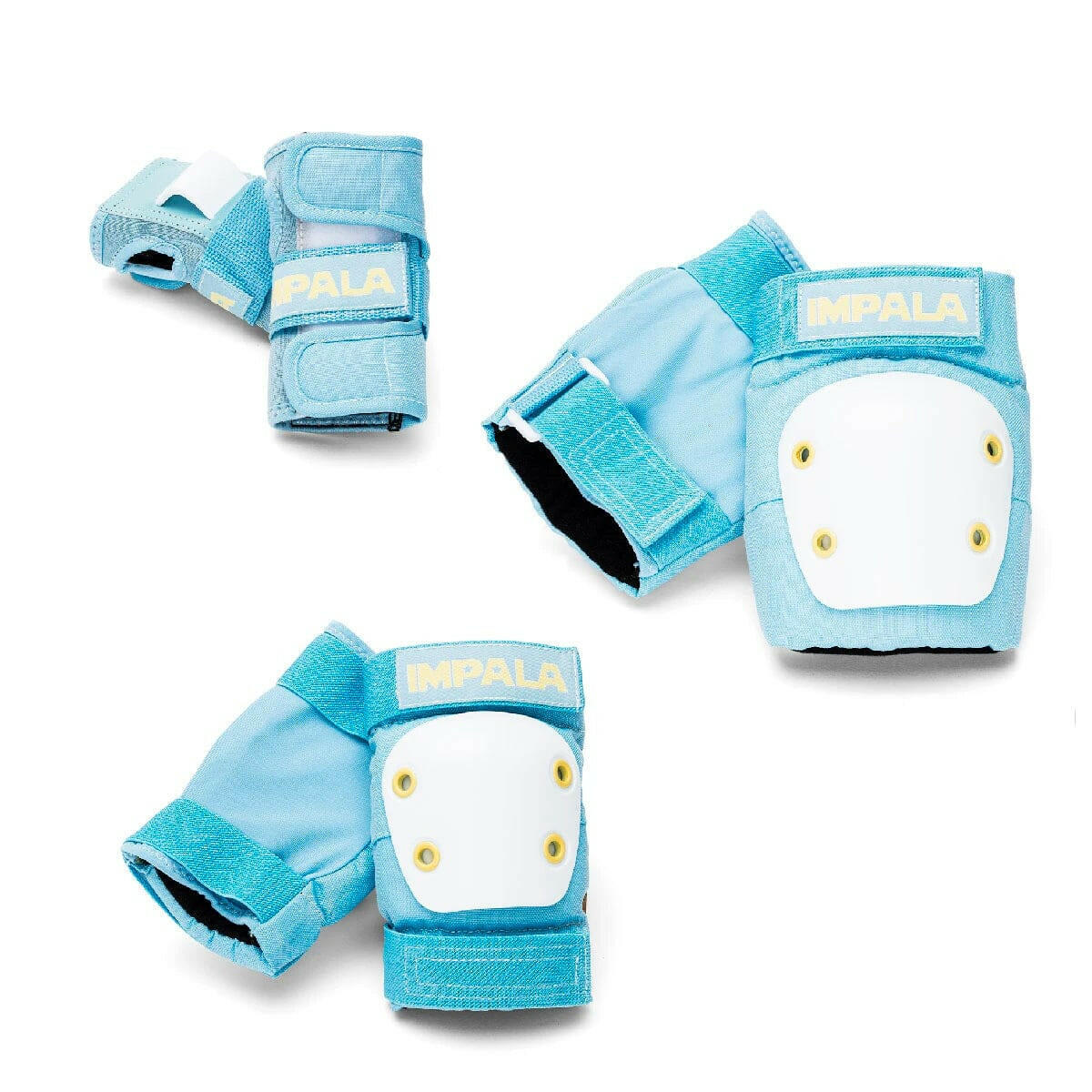 Impala - Protective Pack Pad Set Sky Blue/Yellow.