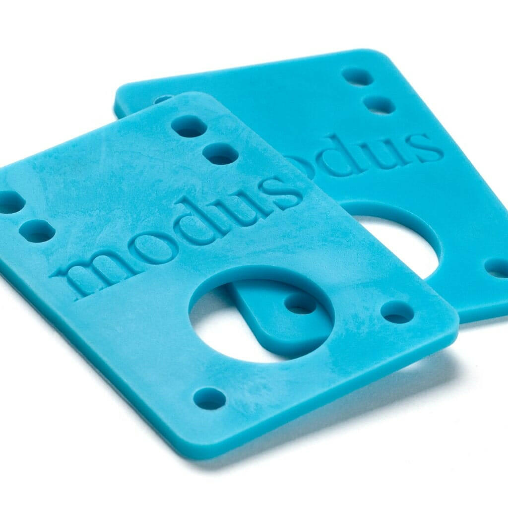 Reflex Riser Pad Blue Modus 1/8 Blue Riser Pads | Skateboard Hardware