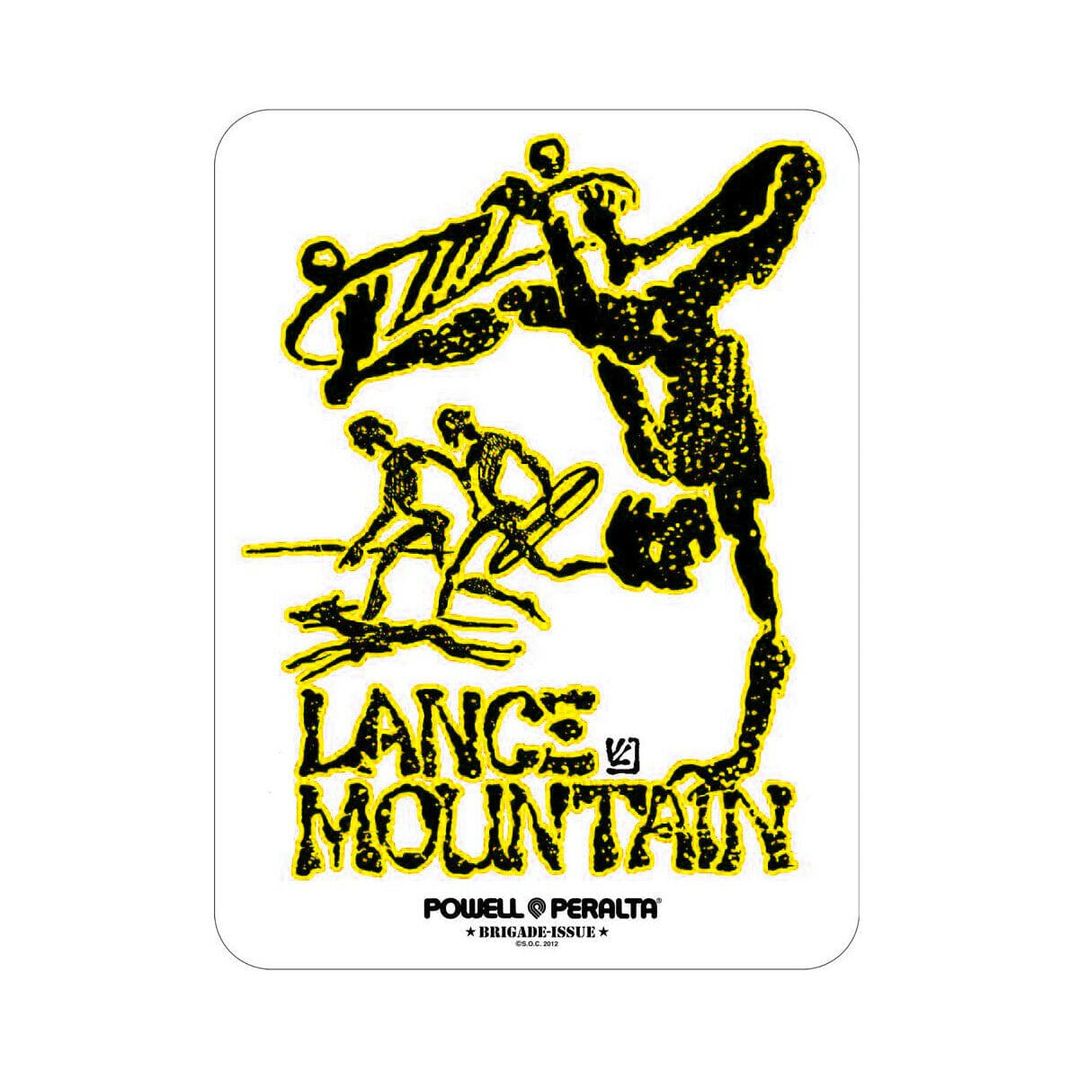 Powell Peralta - Lance Mountain Future Primitive Sticker.