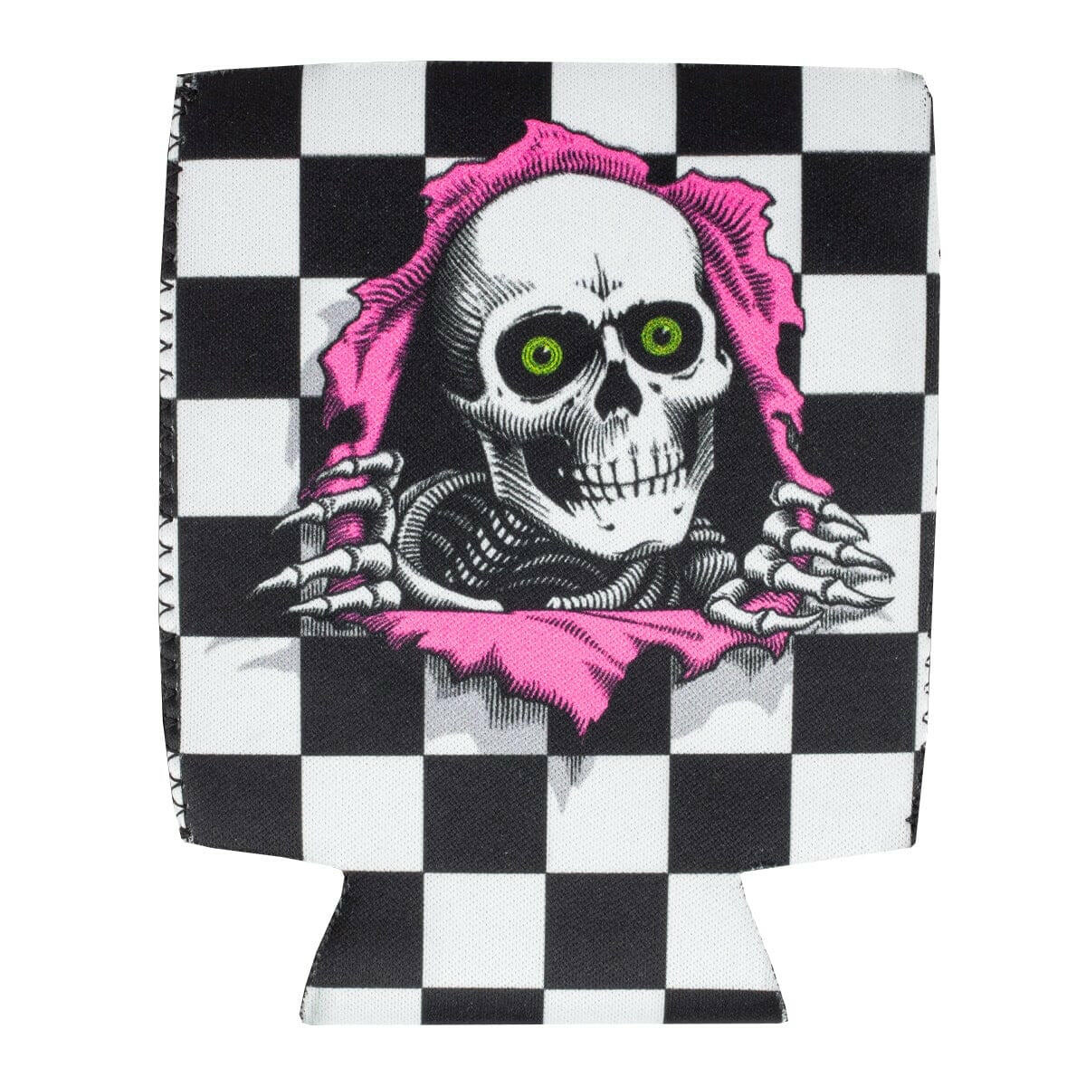 Powell Peralta - Ripper Stubbie Holder Checker Black.
