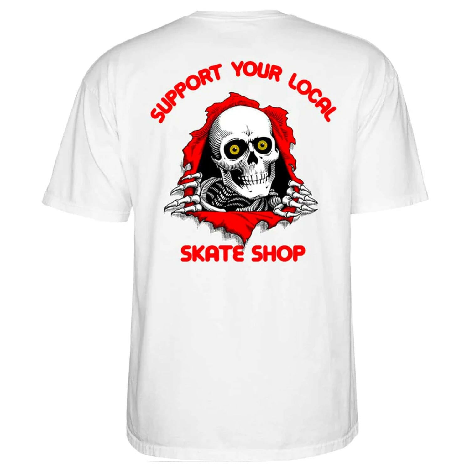 Powell Peralta - Support Your Local Tee White.