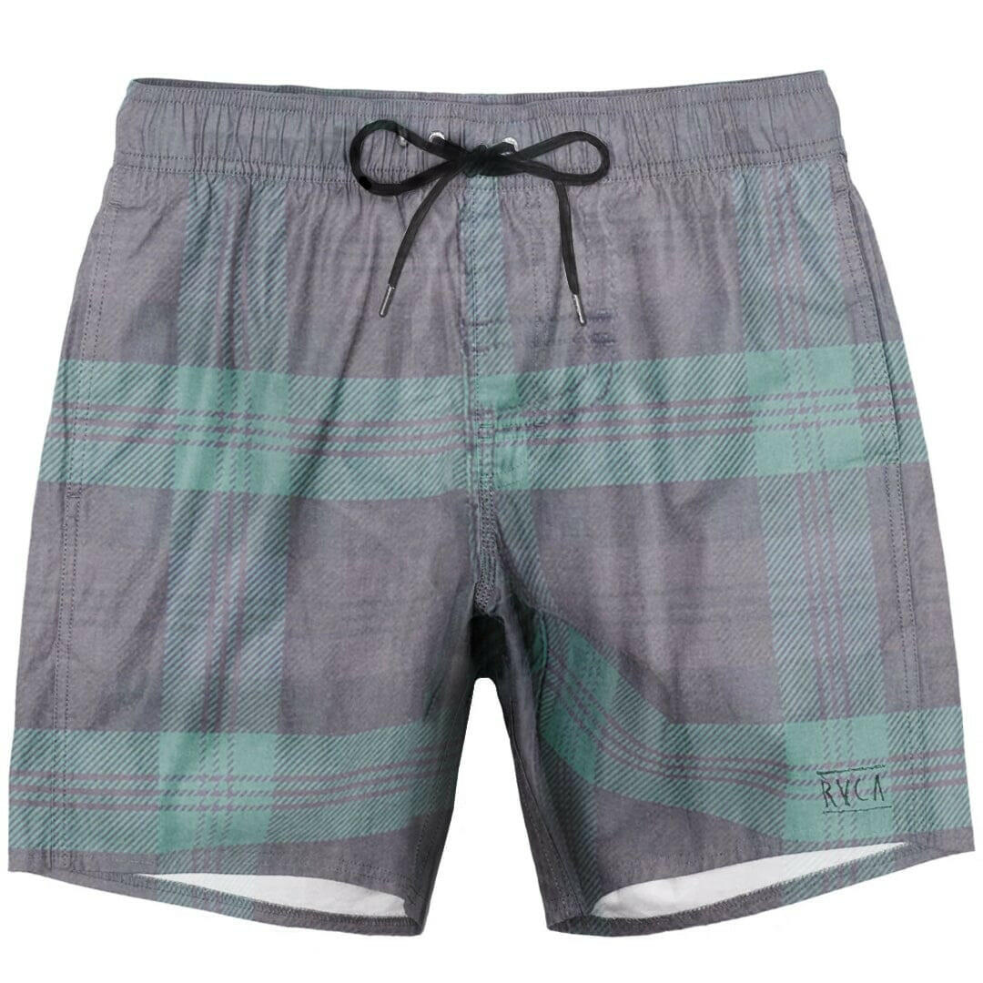 RVCA - Opposites Elastic Print Shorts Teal.