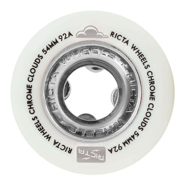 Ricta - Chrome Clouds Black 54MM 92A Skateboard Wheels.