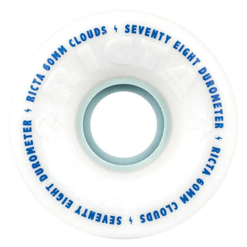 Ricta - Clouds White 60MM 78A Skateboard Wheels.