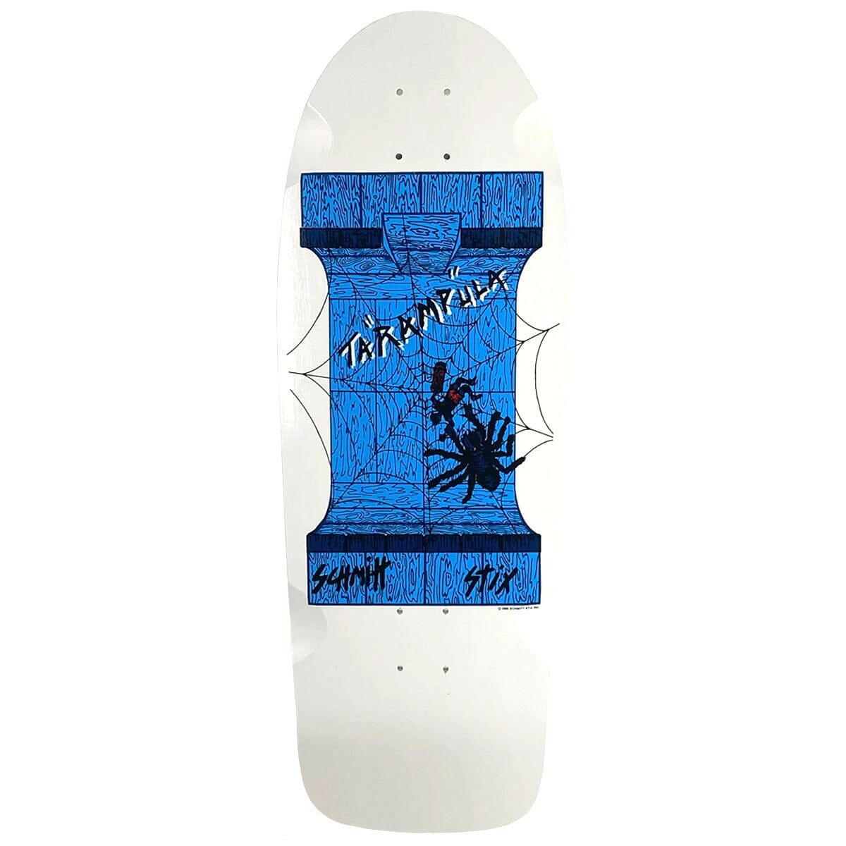 Schmitt Stix - Tarampula White 10.0" Reissue Skateboard Deck.