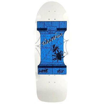 Schmitt Stix - Tarampula White 10.0" Reissue Skateboard Deck.