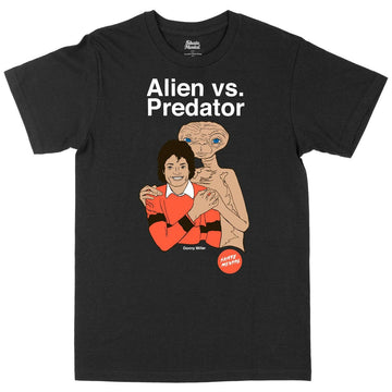 Skate Mental - Alien Vs Predator Mens Tee Black.