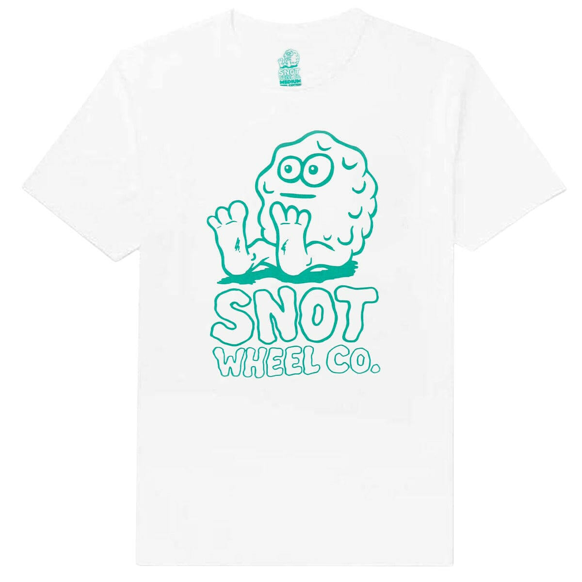 Snot - Booger Outline Mens Tee White.