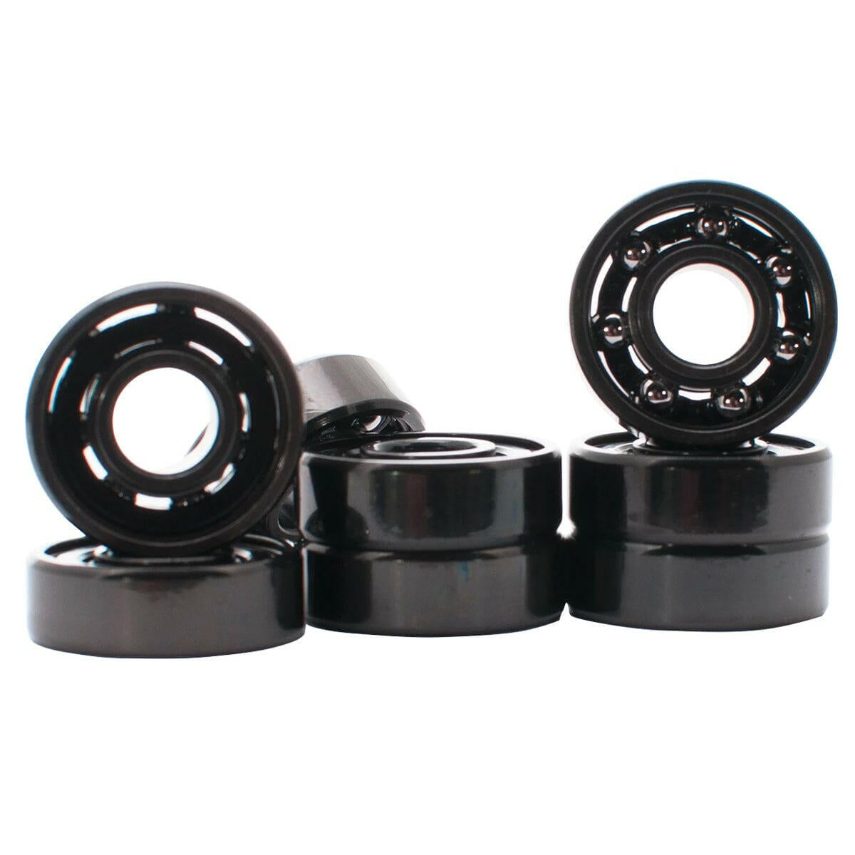 Sunday - Titanium Shieldless Skateboard Bearings.