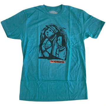 The Heated Wheel - Frontier Tee Blue.