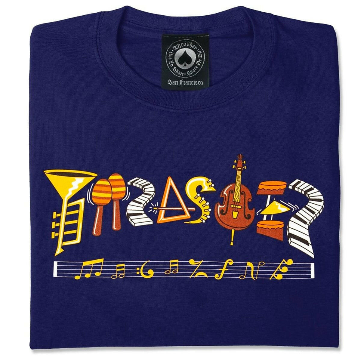 Thrasher - Fillmore Tee Navy.