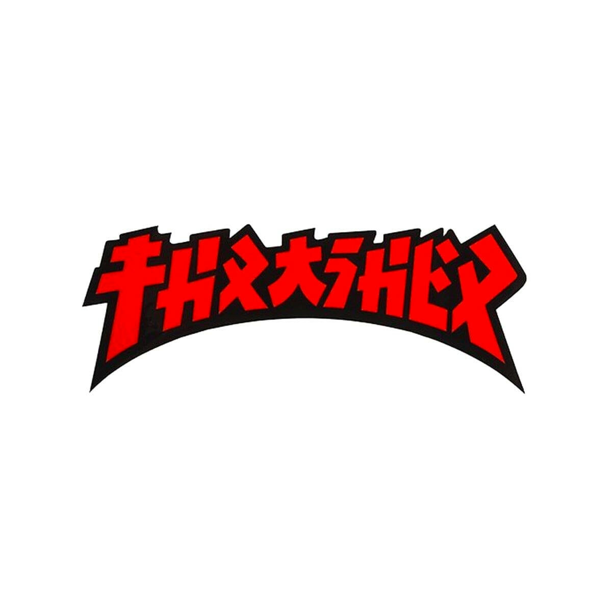 Thrasher - Godzilla Die Dut 4" Sticker.