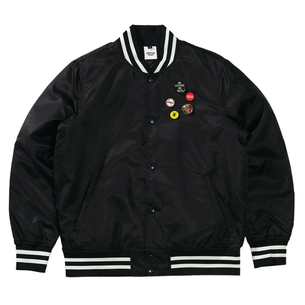 Crawling Death - No Future College Jacket Black.
