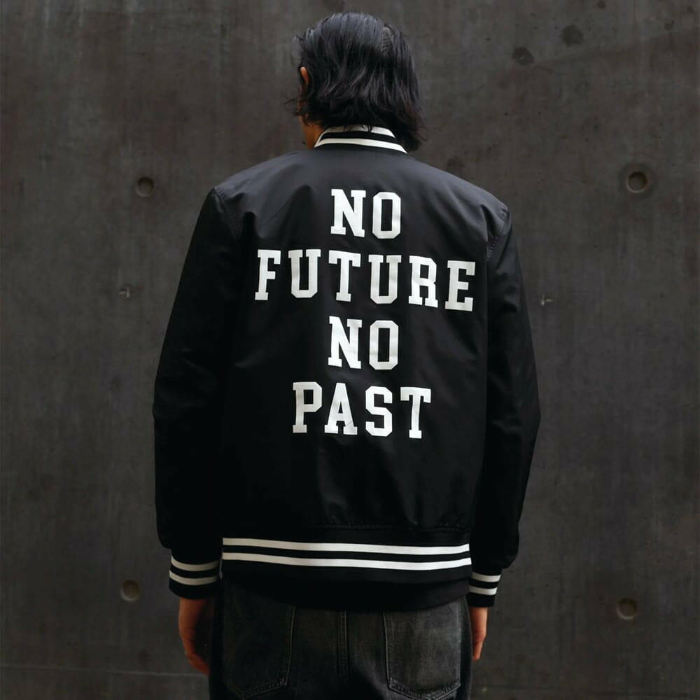 Crawling Death - No Future College Jacket Black.