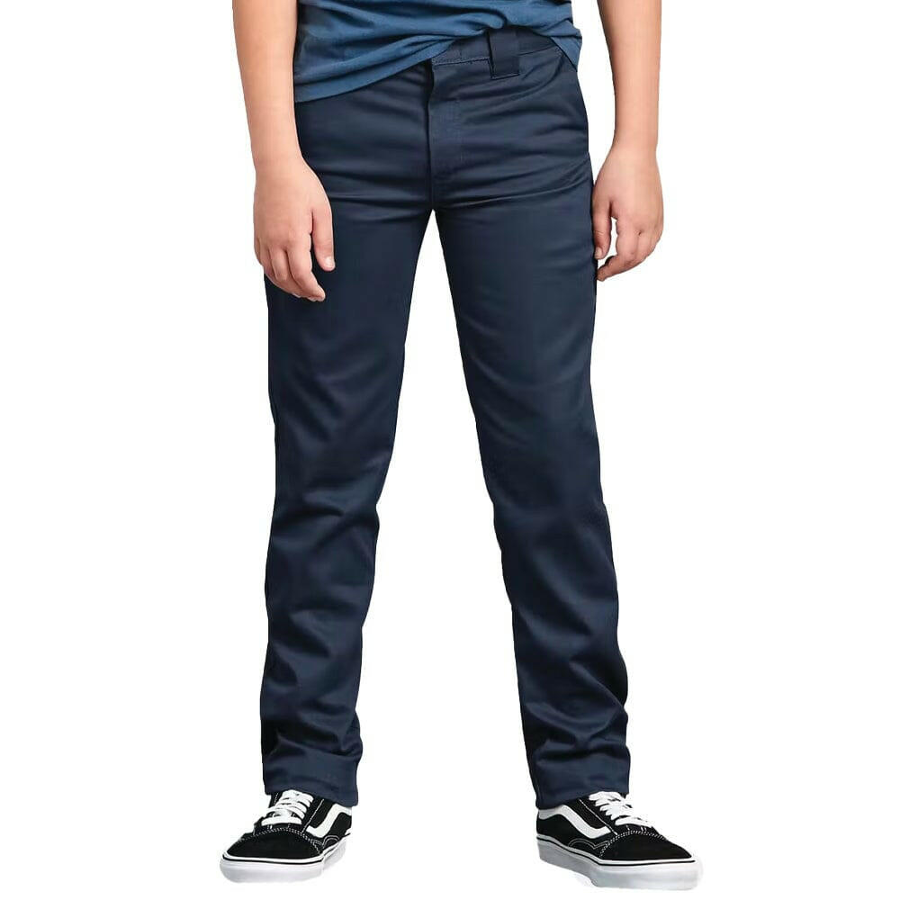 Dickies - Skinny Fit Straight Leg Youth Pants Dark Navy.