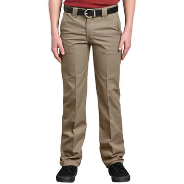 Dickies - Slim Fit Straight Leg Youth Pants Khaki.
