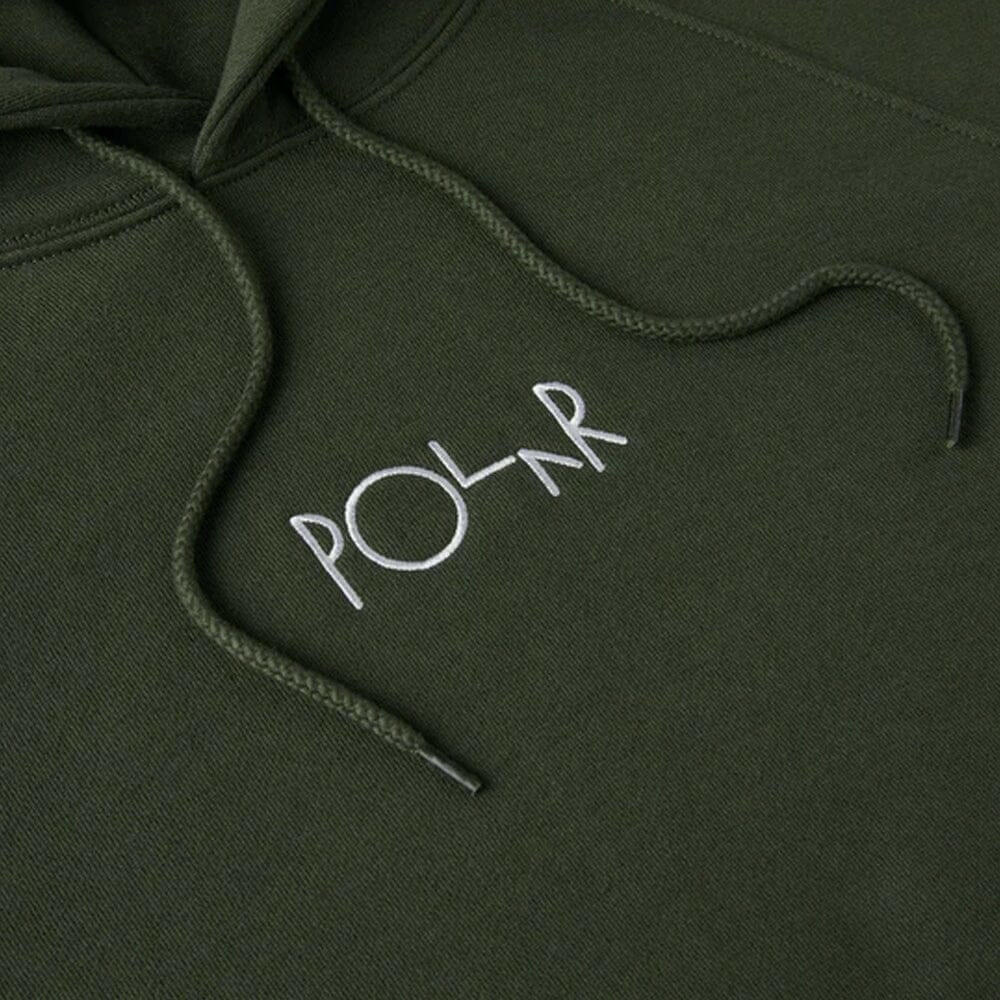Polar - Default Hoodie Dark Olive.