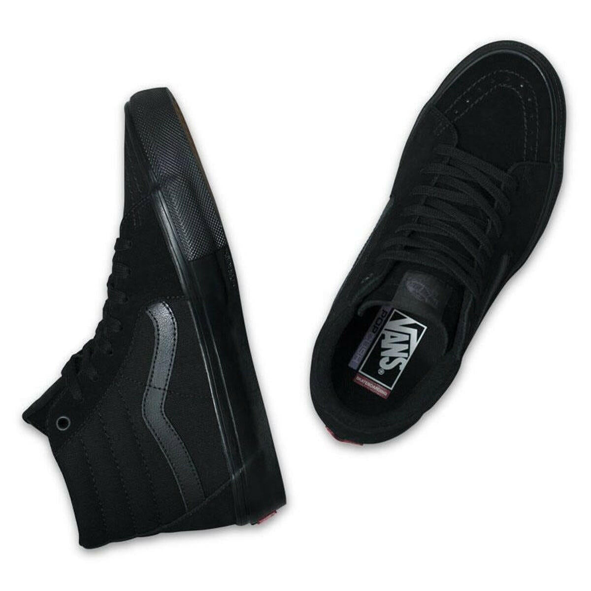 Vans - Skate Sk8 Hi Shoes Black/Black.