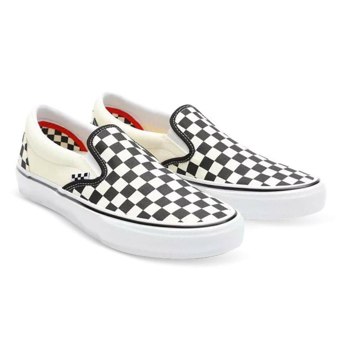 Off white checker vans Clearance