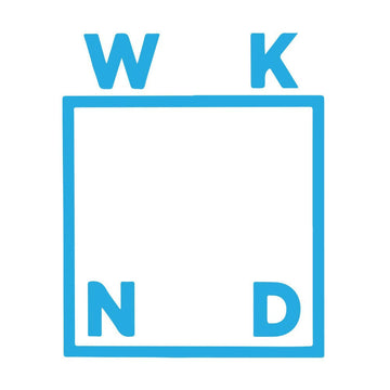 WKND - Logo Blue 3" Sticker.