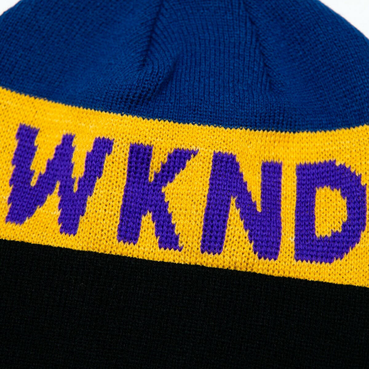 WKND - Collision Beanie Black/Yellow.