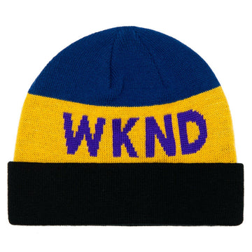 WKND - Collision Beanie Black/Yellow.