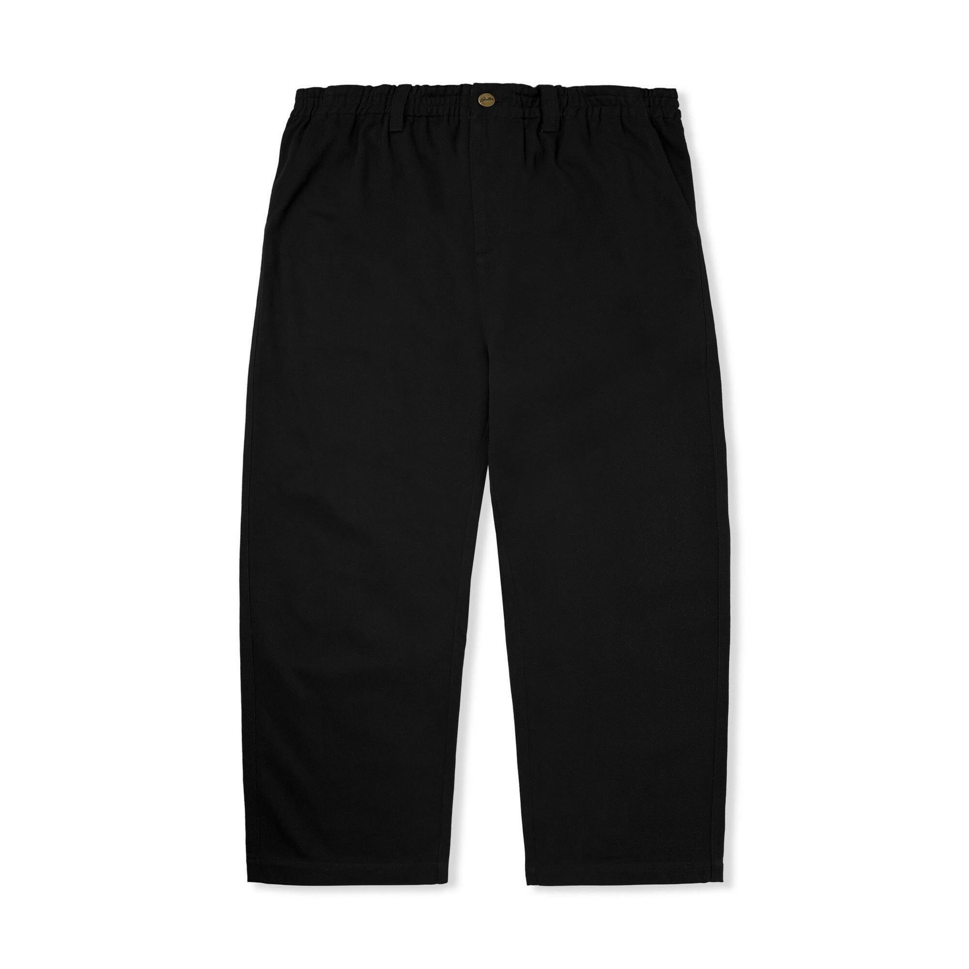 Butter Goods - Wide Leg Mens Pants Black.
