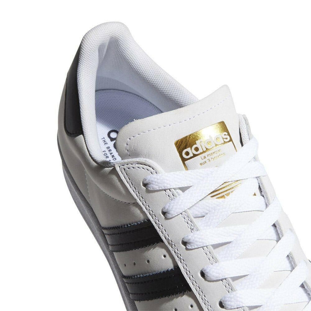 Adidas - Superstar Adv Shoes White/Black/Gold.