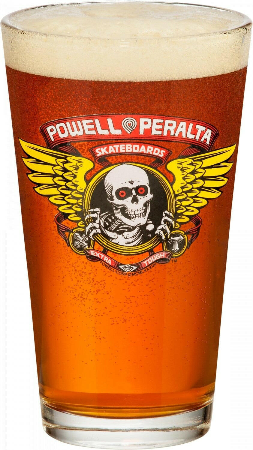 Powell Peralta - Winged Ripper Pint Glass.