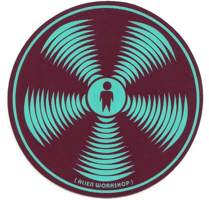 Alien Workshop Sonic 2.5" Sticker.