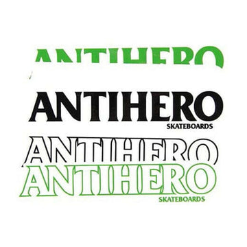 Anti Hero Blackhero Long 8.5" Sticker.