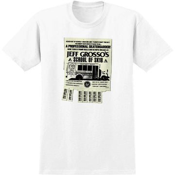 Anti Hero - Grosso School Of Sk18 Tee White.