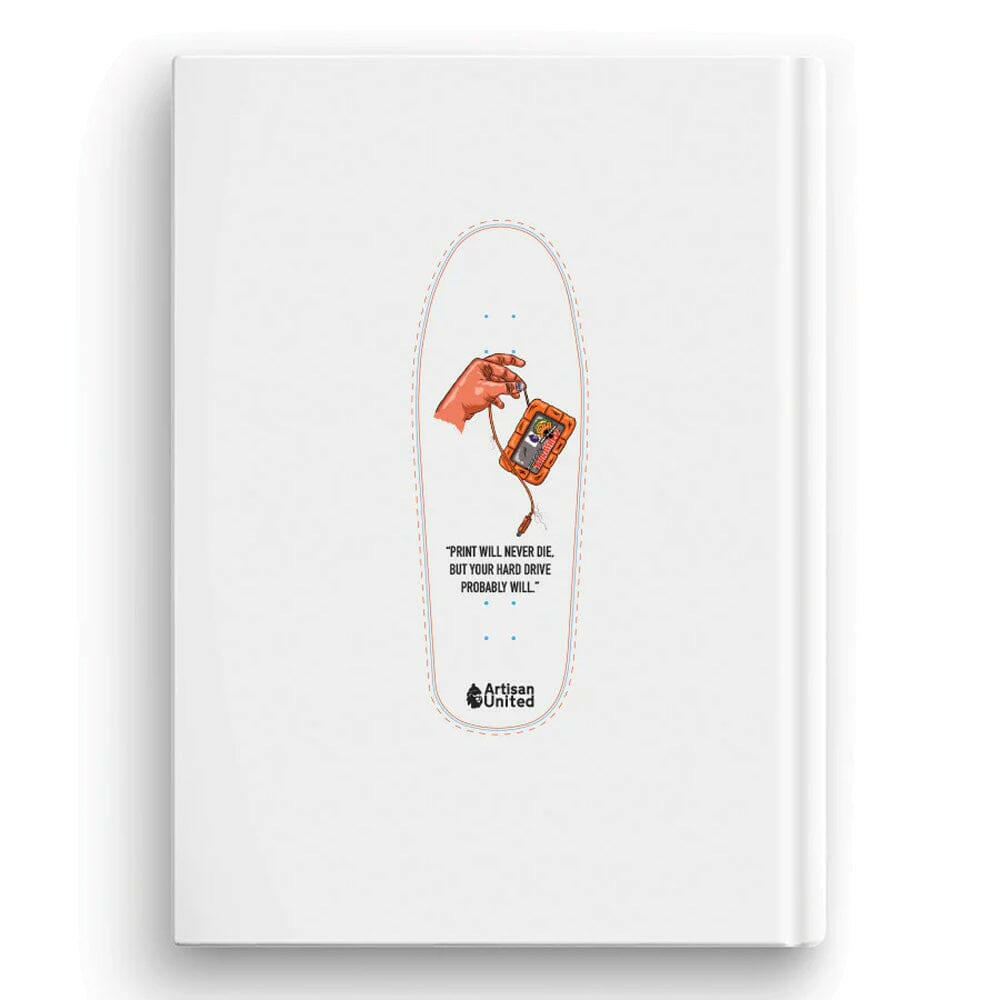 Artisan United Skateboard Illustration and Fine Art Hardcover Book.