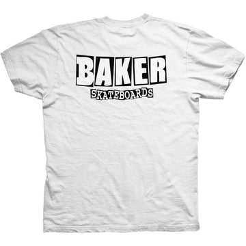 Baker Brand Logo Dubs Mens Tee White.