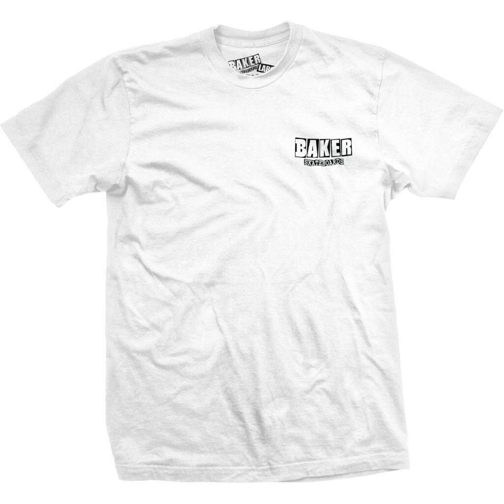 Baker - Brand Logo Dubs Mens Tee White.