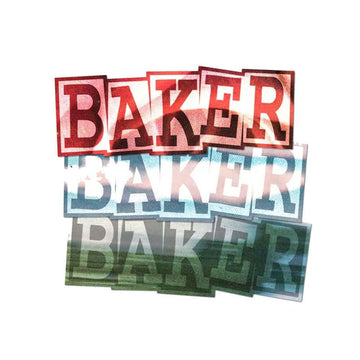 Baker - Ribbon Logo 5" Sticker.