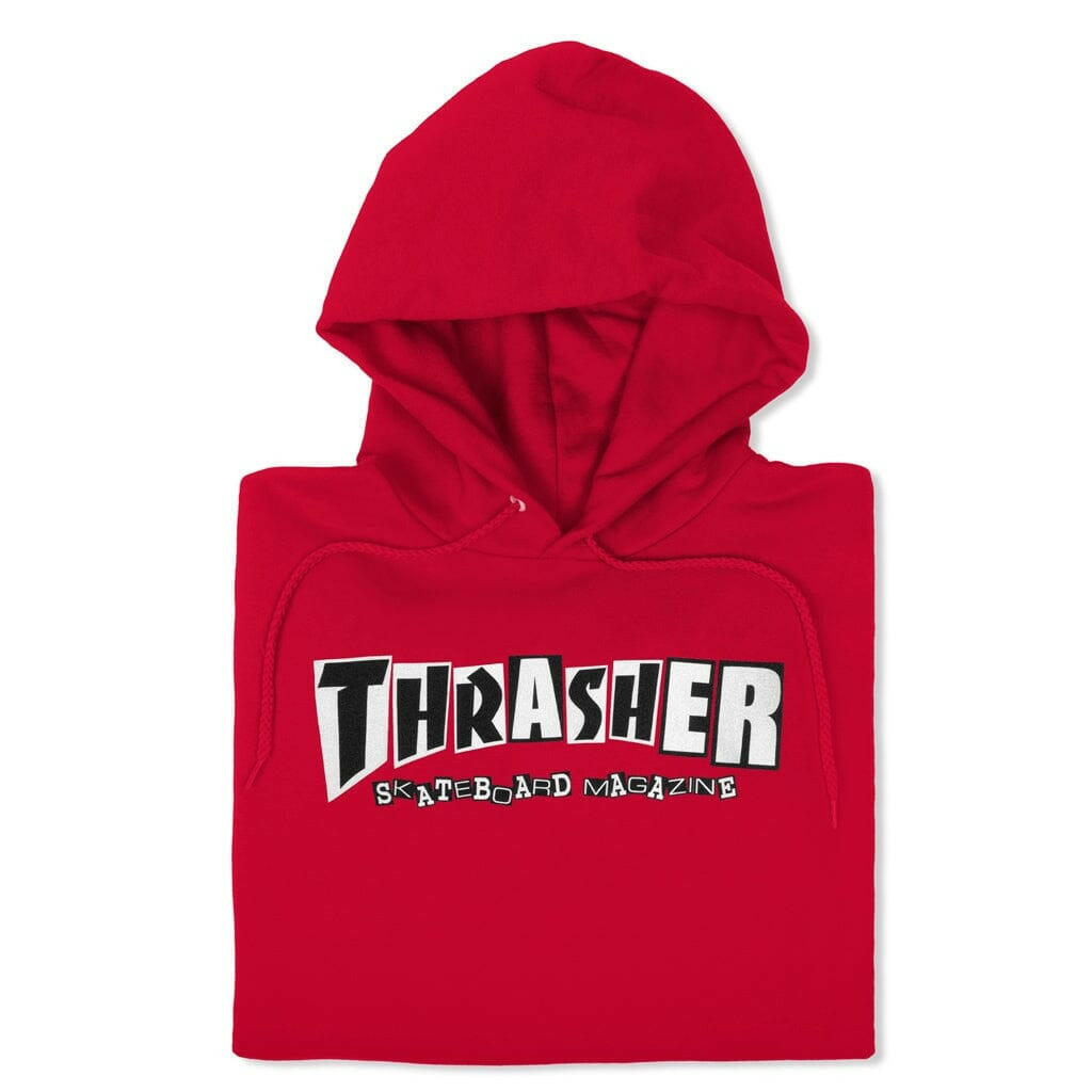 Thrasher - X Baker Hoodie Red.