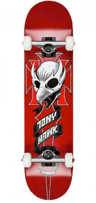 Birdhouse Crest Red 7.5" Complete Skateboard.