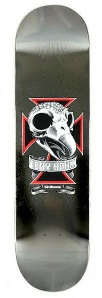 Birdhouse Tony Hawk Skull 2 Chrome 8.25" Skateboard Deck.