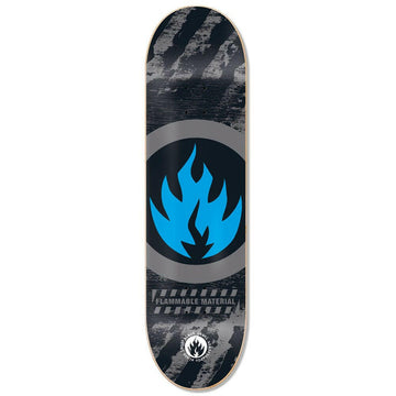 Black Label - Circle Flame 8.25 Skateboard Deck.